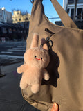 Chummy Bunny Plushie Keychain